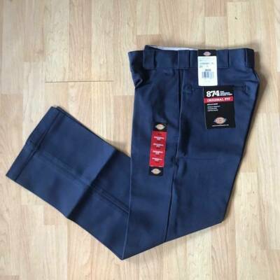 DICKIES ORIGINAL FIT 874 WORK PANTS DARK NAVY KINGPIN SKATE | eBay