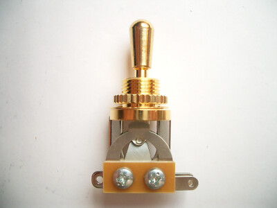 göldo  3-Wege Schalter Toggle Switch / Gold