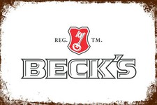 Blechschild BECK´S 30 x 20 cm Metallschild Retro Vintage (0335104)