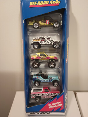 Hot Wheels 5 Car Gift Pack Off-Road 4x4s #18830