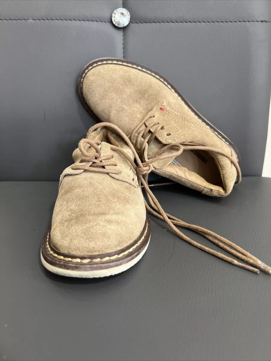 Boys Tucker and Tate Brown Suede Buck Shoes Kids Size 11M