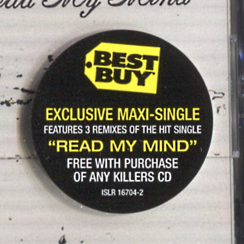 THE KILLERS Read My Mind BEST BUY CD Pet Shop Boys Stars Are