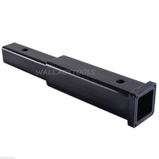 Adaptador de tubo extensor de extensión de enganche de 12" apto para lengüeta receptora de 2" capacidad 350 lb