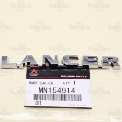 New Genuine OEM Mitsubishi LANCER Chrome Mark 