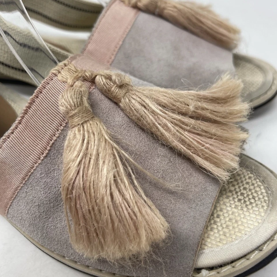 Женские босоножки BETTYE BY BETTYE MULLER розовые бежевые ACE с кисточками размер 9 - Изображение 3 из 4