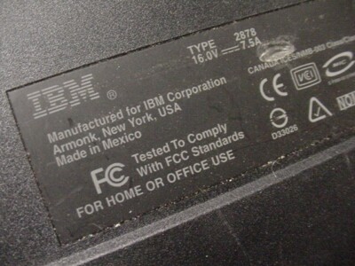 IBM Thinkpad 62P4551 13R0291 Type 2878 Dock Station complete With