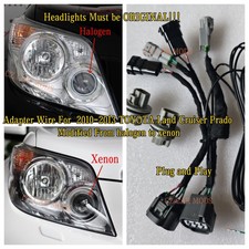 Adapter Wire 2010-2013 Toyota Land Cruiser Prado Headlight Halogen To Xenon Hid