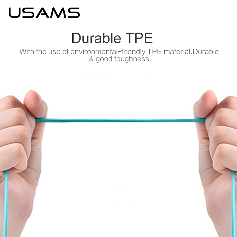 USAMS Rhombus USB Charger Data Cable for Apple iPhone, iPad and iPod - Image 4 of 4