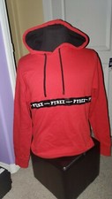 PYREX RED HOODIE SWEATSHIRT SWEATER SIZE LARGE