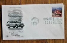 SUVs SPORT UTILITY VEHICLES  1990s  CTC  2000 FDC PCS CACHET  VF UNADDR
