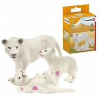 Schleich Wild Life LöWin Mit Babys 42505 Savannen Tiere, Zoo