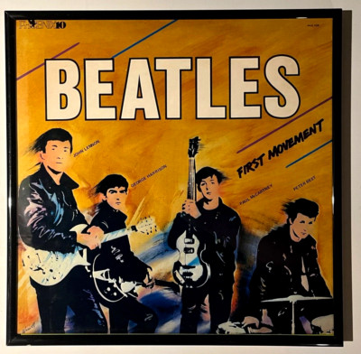 Beatles First Movement Album in Glass Frame-John; Paul;George;Pete