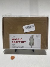 DIY Mosaic Craft Kit, Mosaic Feather Art Crafts Making Kit for Kids Adults