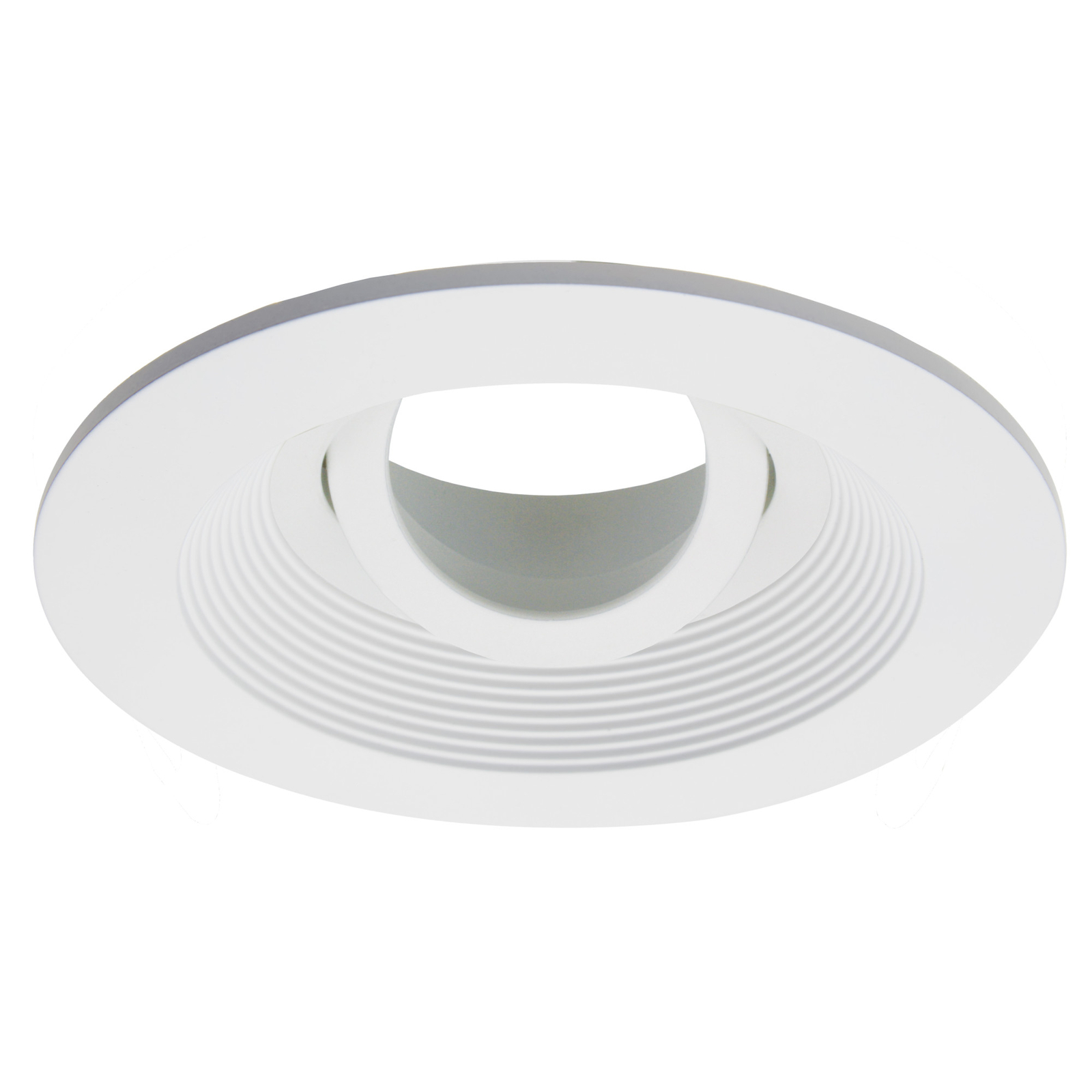 Elco ELK4713 The Koto System 4" DieCast Round Baffle Trim White eBay