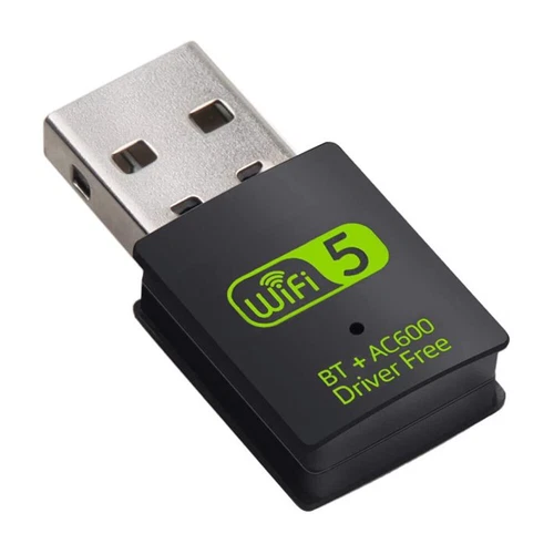 USB WiFi Bluetooth Adapter 600Mbps Dual Band 2.4/5Ghz Wireless Network Receiver - 第 2/6 張圖片