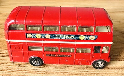Vintage 904525 Red Corgi Toys Double Decker Bus London Transport