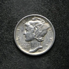 1939-D Mercury Silver Dime (bb15709)