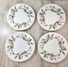 Royal Albert Brigadoon 4 Bread Plates England...