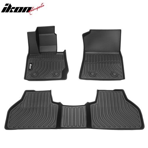 Fits 11-17 BMW X3 F25 15-18 X4 F26 All Weather 3D Floor Mats Carpets TPE 3PCS - 第 1/10 張圖片