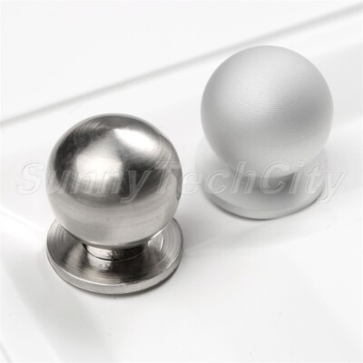 2x Modern Cabinet Ball Shape Knobs Door Closet Bin Dresser Drawer Pull Handles