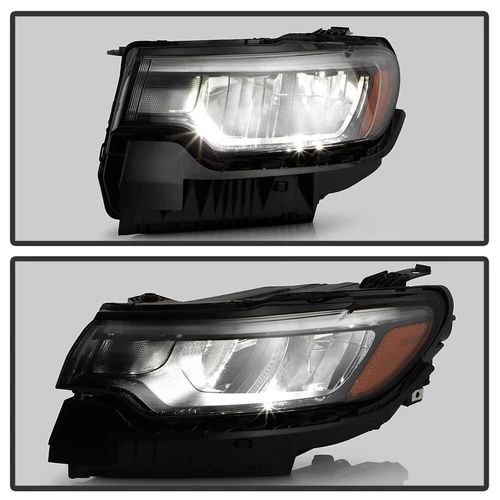 For 2022-2024 Jeep Compass w/o LED DRL Reflector Headlight Headlamp Driver Side - Picture 13 of 21