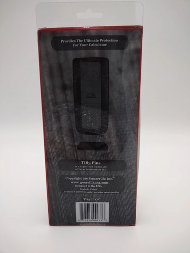 Guerilla TI83 Plus Silikonhülle für Texas Instruments graphischer Taschenrechner - schwarz - Bild 2 von 2