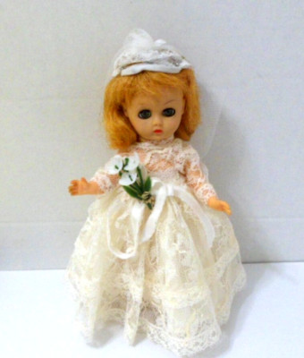 LORI ANN STORYBOOK 8'' DOLL AND W #9535 WEDDING DRESS SHOES VEIL 1959