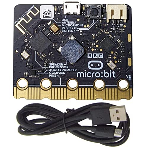 BBC Micro:bit V2 Board w\ MicroUSB Cable- 2 Programmable Buttons