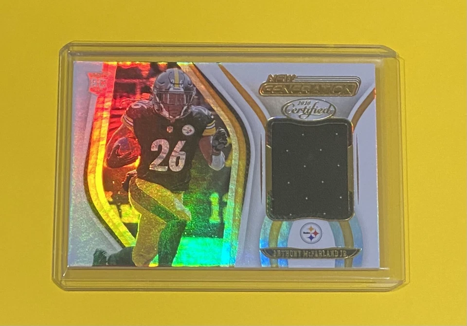 2020 Certified Anthony McFarland Jr NEW GENERATION Mirror Jersey Relic #37 RC 🔥 - Image 2 of 3