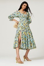 love shack fancy capri dress size small