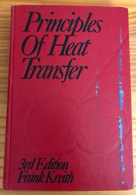 Principles of Heat Transfer Frank Krieth 3rd ed. Hardback Engineering Vj09
