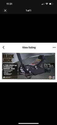 #ad Garage Jack $120.00
