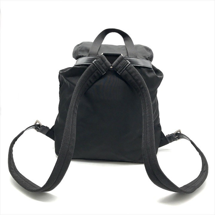 Good condition PRADA trial logo backpack nylon tessuto black k2690 from japan thumbnail 3
