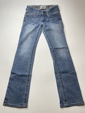 Ariat Real Denim Jeans Womens 29L Light Wash Boot Cut Western Rodeo Fit 29X34