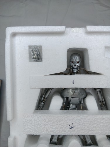 Modellino endoscheletro Aoshima 1/6 TERMINATOR 2 T-800 riverniciato argento ver - Foto 8 di 10