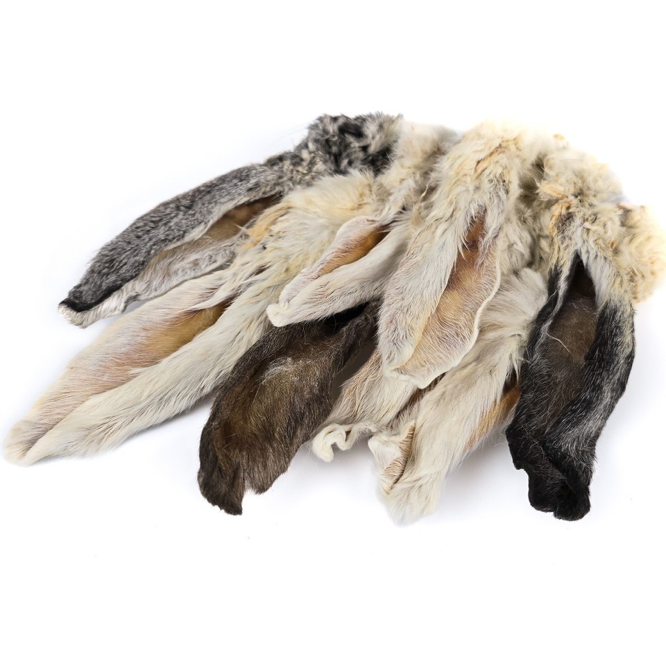 HERONS Rabbit Ears with Fur - Premium Large - Natural Dog Chews ...