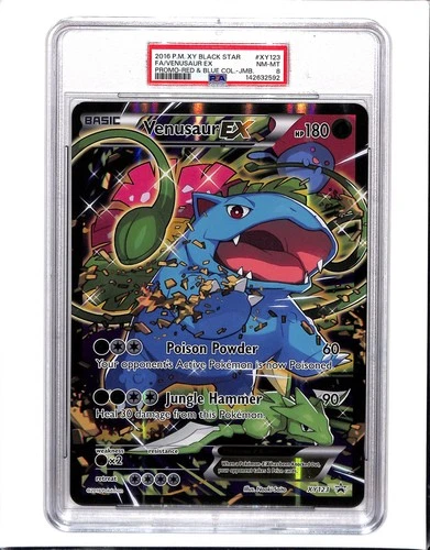 2016 Pokemon XY Venusaur EX Jumbo Black Star Promo BSP #XY123 PSA 8 NM-MT