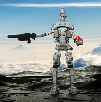 MOC IG-88 IG-11 IG-12 Mech Combat Robot Droid TV Movie Building Block Set 242pcs