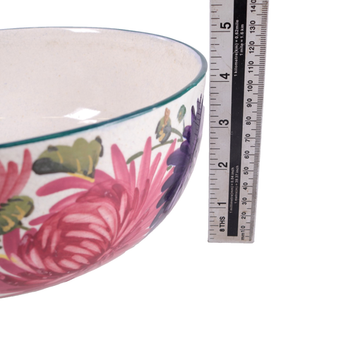 Wemyss Chrysanthemums Pottery Bowl w25cm Circa 1928 - Picture 11 of 12