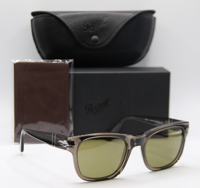 NEW PERSOL P 3269-S 1103/4E SMOKE GREY GREEN AUTHENTIC FRAMES SUNGLASSES 54-20