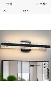 Matte Black Bathroom Vanity Light Bar