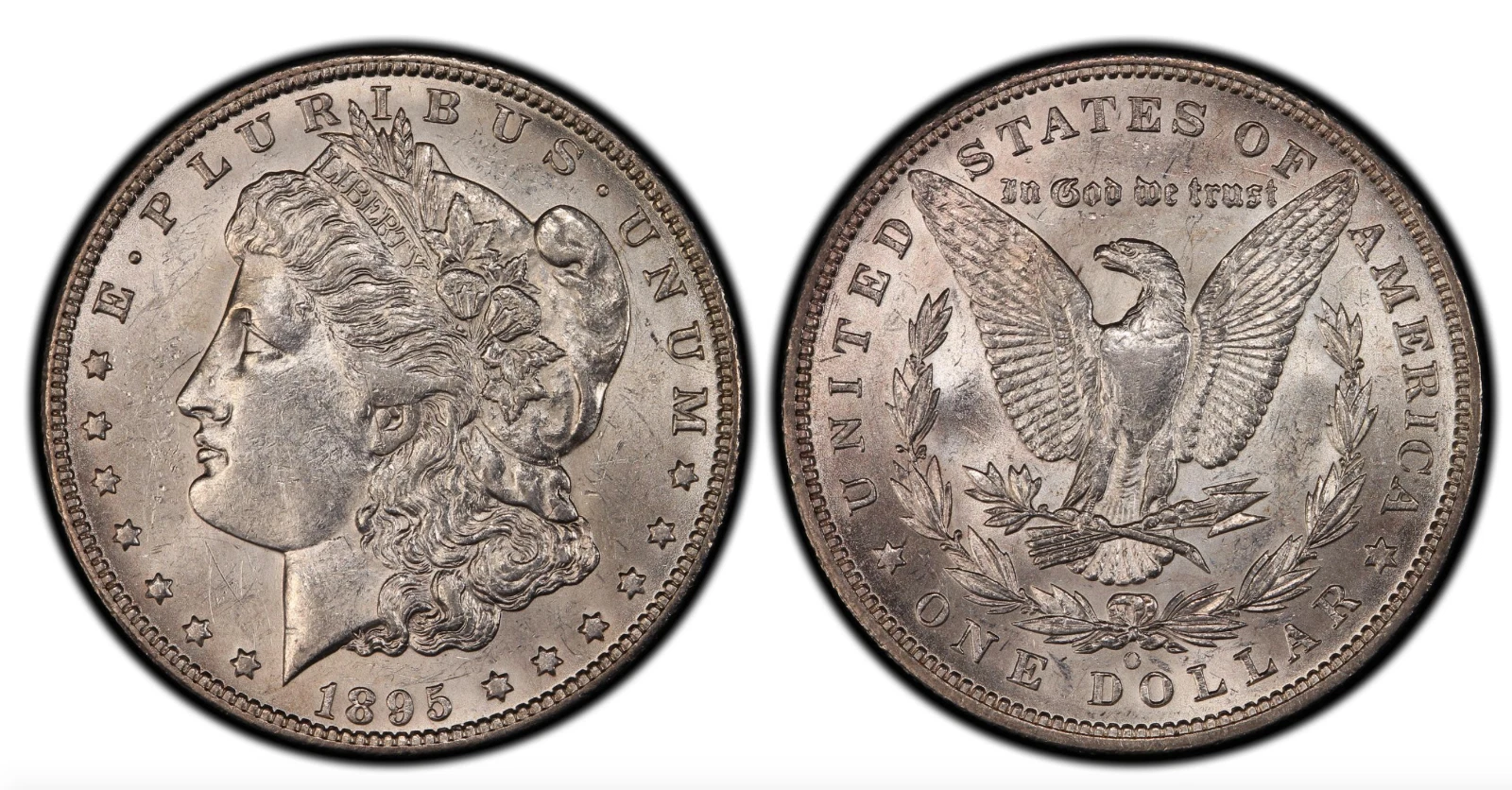1895-O PCGS & CAC AU58 Morgan Silver Dollar