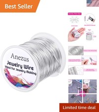 Craft Wire - Tarnish Resistant Copper Beading Wire for Jewelry Making Supplie...