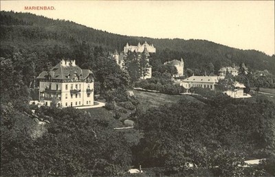 Mariánské Lázně Czech Republic Bohemia partial view Bohemia