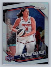 2025 Panini Prizm WNBA #112 Stefanie Dolson Silver Prizms