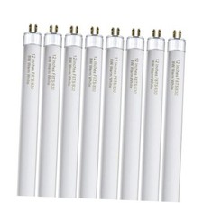 Konideke 8 Pack F8T5/WW Fluorescent Bulbs Warm White 3000K, 12 inch Under 3000k