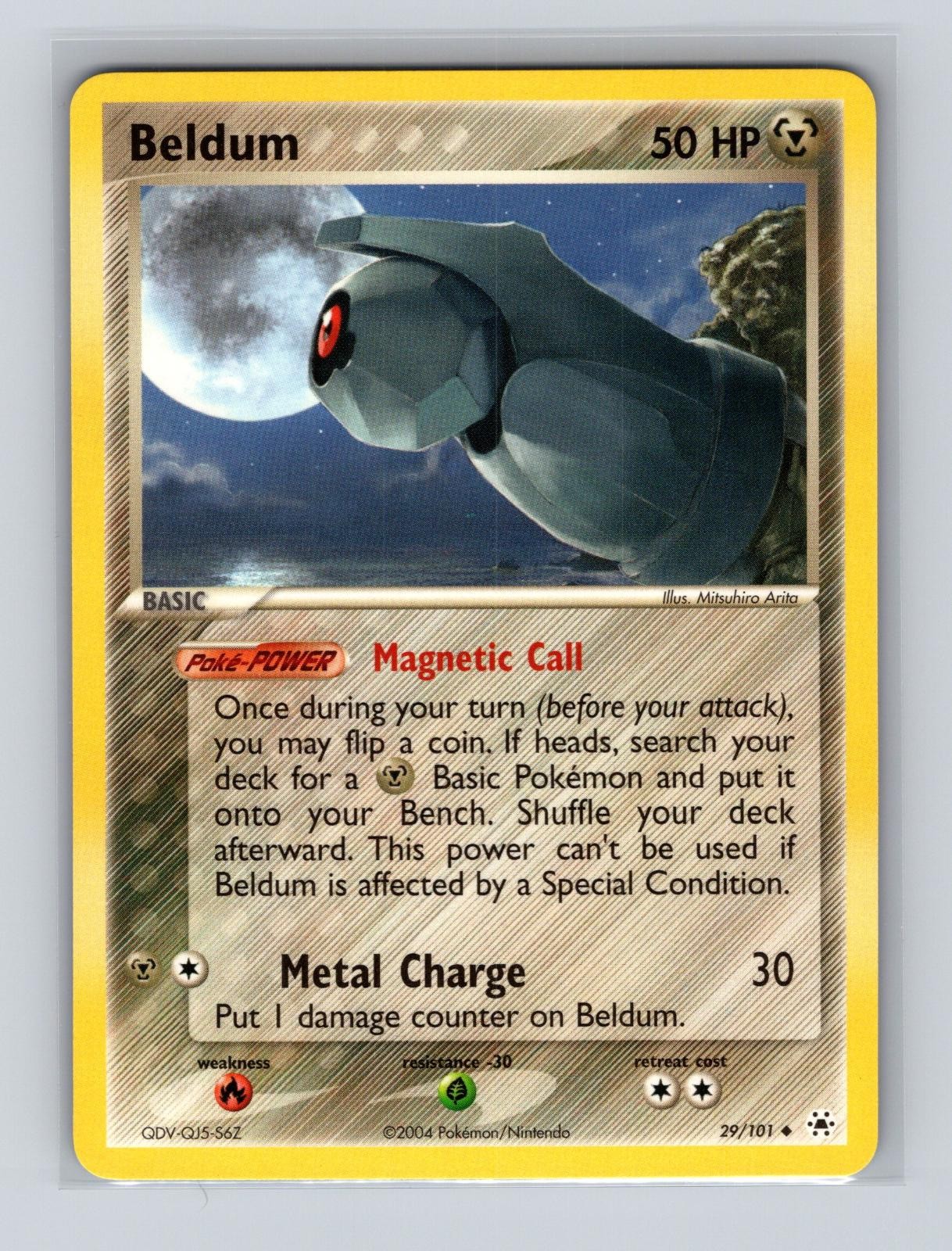 Beldum 29/101 Uncommon Hidden Legends Pokemon Near Mint
