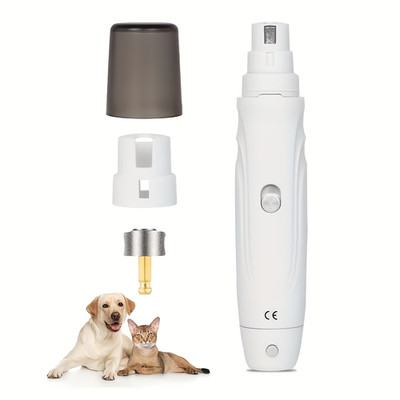 Professional Electric Dog Nail Trimmer & Claw Grinder - 2-Speed Heavy-Duty Pet