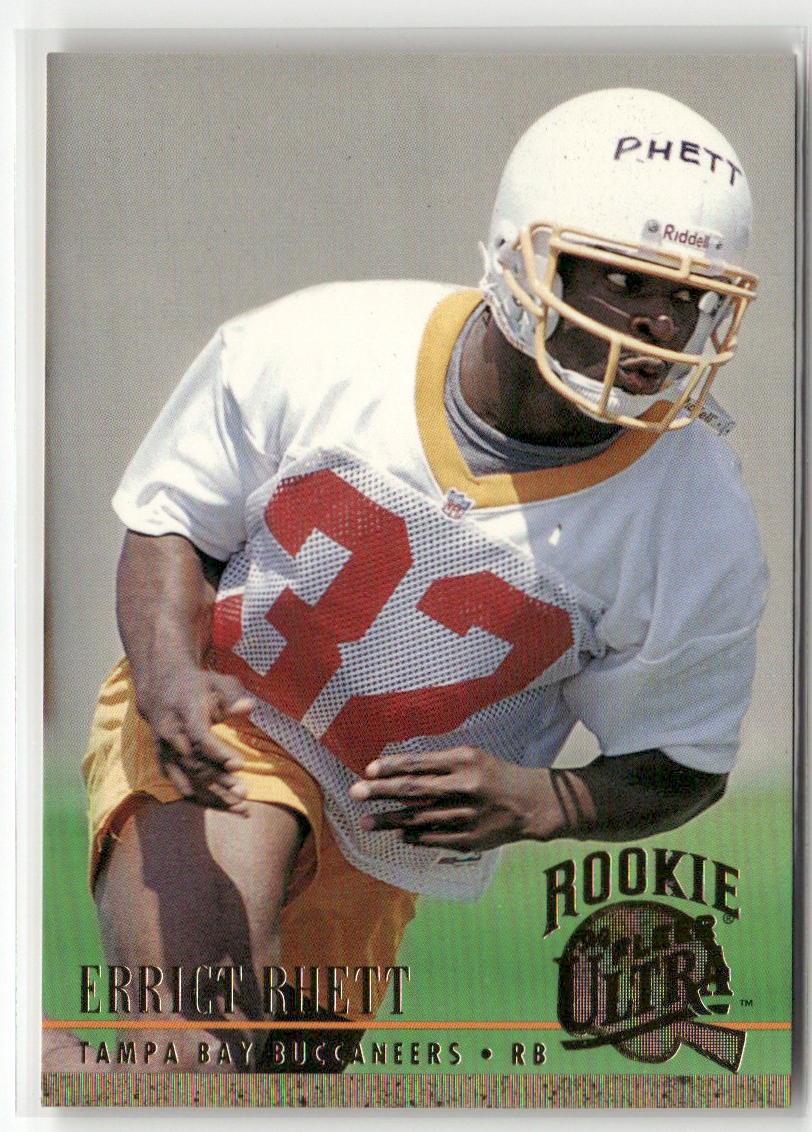 1994 ULTRA #306 ERRICT RHETT TAMPA BAY BUCCANEERS RC