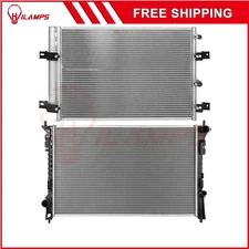 Aluminum Radiator & AC Condenser Cooling Kit Fits 2007-12 Ford Edge Lincoln MKX